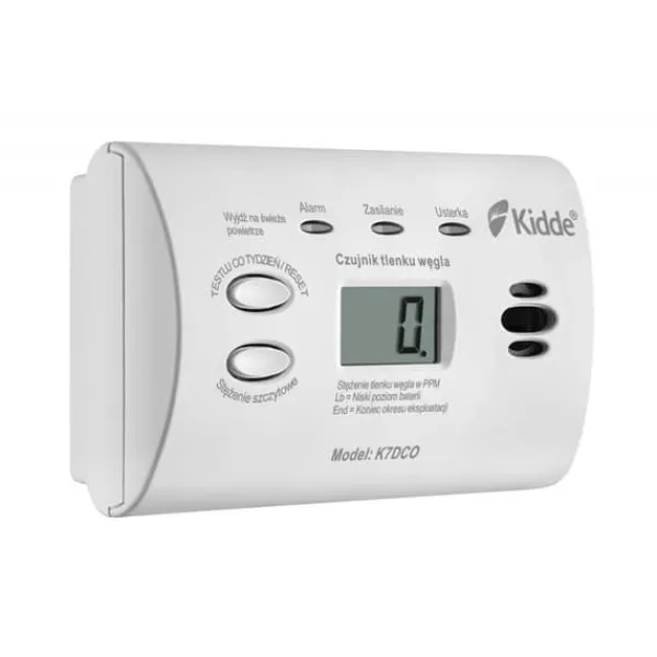 Sale Kidde K7DCO kolmonoxidsensor med LCD-skärm Rök- & Koloxiddetektorer