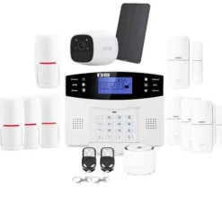 Discount Kit för alarm och kamera - Lifebox - Evolution - 99 zoner - Nattvision - Trådlös Hemlarmsystem