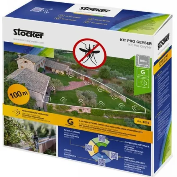 New KIT PRO GEYSER 100 M Ø 6 MM STOCKER Insektsmedel & Djuravvisande Medel