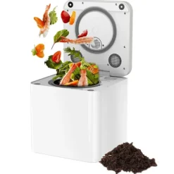 Hot Kökskompostmaskin - HQD-314Pro - 3,3 L Kapacitet - UVC-ljus - Barnlås - LCD-skärm - EU-kontakt - Brun Kompostering
