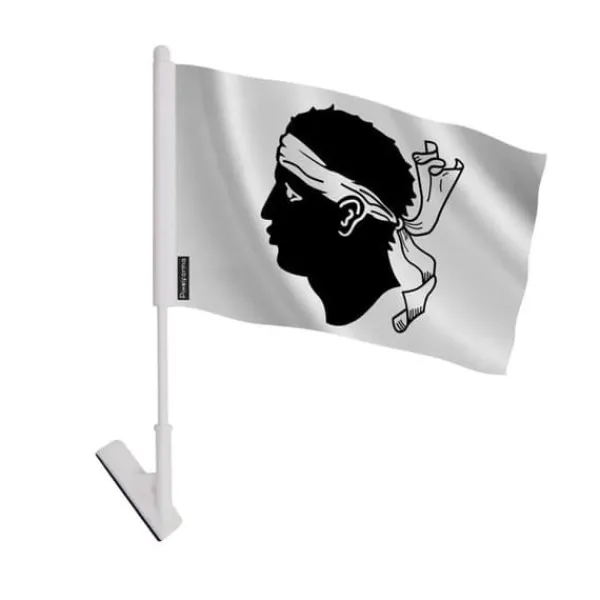 Sale Klistre flagga - Korsika - 14 x 21 cm - Polyester - Lätt - Framsida/baksida Flaggor & Vindstrutar