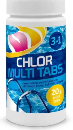 Discount Klor Mini Multitabletter 20g 1kg - Gamix Pool- & Spatillbehör