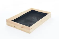 Viking Choice Kompakt 140x80x18 cm Trädgårdsbädd i furu för balkonger & terrasser