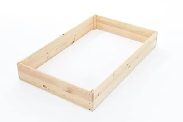 Viking Choice Kompakt 140x80x18 cm Trädgårdsbädd i furu för balkonger & terrasser