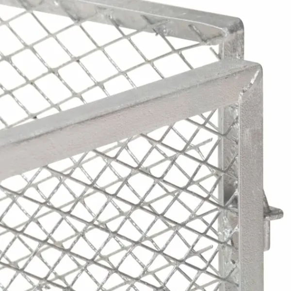 vidaXL Kompost 85x85x70 cm galvaniserat järn