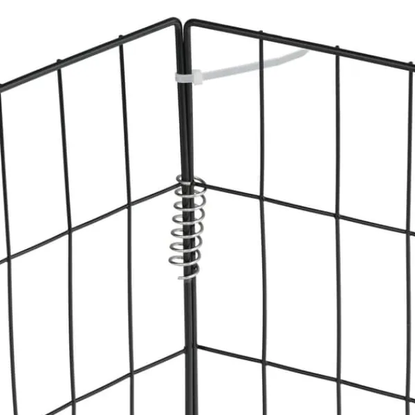 Discount Kompostbehållarset, Stål, 70x90x90 cm, Svart Kompostering