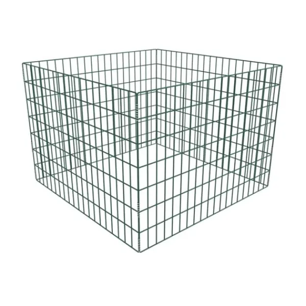 vidaXL Kompostgaller kvadrat 100 x 100 x 70 cm