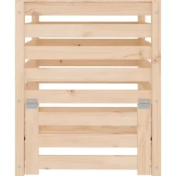 Discount Kompostlåda i massiv furu - Hög kapacitet med lufthål | Storlek: 63,5x63,5x77,5 cm Kompostering
