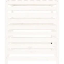 Clearance Kompostlåda vit 82,5x82,5x99,5 cm massiv furu - Kompost - Kompostlåda - Home & Living Kompostering