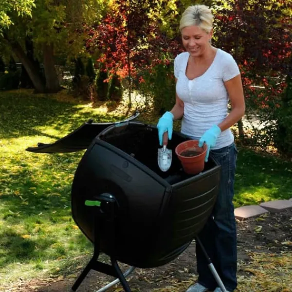 Komposttunna Lifetime 60076 Rotation 189 L 75 x 113 x 81 cm