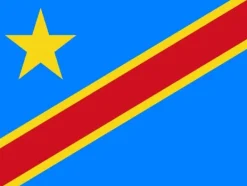 Hot Kongo -Kinshasa flagga Flaggor & Vindstrutar