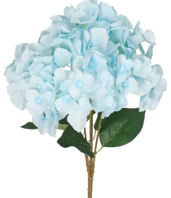 KONSTGJORDA BLOMMOR VÄXTER BUKETT HORTENSIKT LIV 44CM