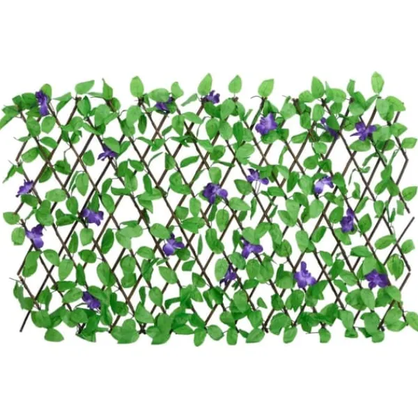 Konstväxt murgröna spaljé 5 st - Expanderbar väggdekoration | Färg: Grön | Storlek: 180x70 cm