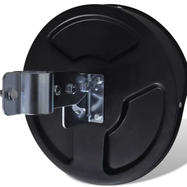 vidaXL Konvex trafikspegel 30 cm PC-plast svart