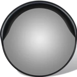 Konvex trafikspegel 30 cm PC-plast svart - Trafikspegel - Trafikspeglar - Home & Living