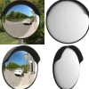 Discount Konvex trafikspegel utomhusbruk svart Ø60 cm polykarbonat - Trafikspegel - Trafikspeglar - Home & Living Säkerhetsspeglar