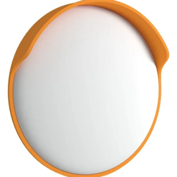 Best Konvex trafikspegel utomhusbruk orange Ø30 cm polykarbonat - Trafikspegel - Trafikspeglar - Home & Living Säkerhetsspeglar