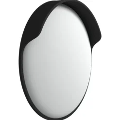 Outlet Konvex trafikspegel utomhusbruk svart Ø45 cm polykarbonat - Trafikspegel - Trafikspeglar - Home & Living Säkerhetsspeglar