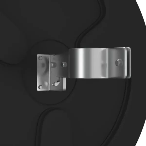 Outlet Konvex trafikspegel utomhusbruk svart Ø45 cm polykarbonat - Trafikspegel - Trafikspeglar - Home & Living Säkerhetsspeglar