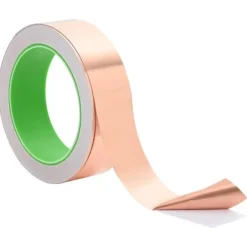Koppartejp 2000x5 cm - Dubbelsidig och flexibel | Färg: Koppar | Material: Miljövänlig koppar Markduk & Fiberduk