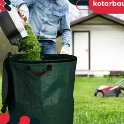 Online KOTARBAU® Rund hopfällbar trädgårdskorg för löv och gräs med dragkedja 272 l Trädgårdskorgar
