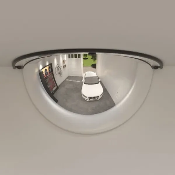 Kupoltrafikspeglar 2 st Ø40 cm 180° - Säkerhetsspeglar | Färg: Akryl | Storlek: Ø40 cm