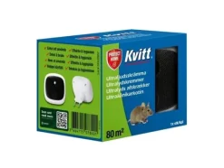 Kvitt® Ultraljudsskrämmare för mus och råtta 80 m2 Insektsmedel & Djuravvisande Medel