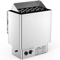 New 9KW Bastuvärmare 380V-415V Våt&Torr Elektrisk med inbyggd kontrollenhet i rostfritt stål. Bastu