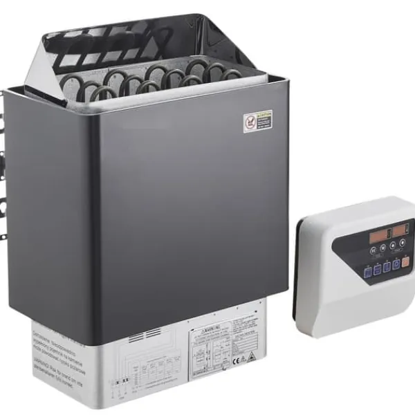 6KW Elektrisk Bastuvärmare, Spis med Digital Kontroller, för 5-9 m³ Hem Spa