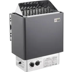 8KW Elektrisk Bastuvärmare, Inbyggd Kontroll, Anpassad för 8-12 m³ Hemma Spa