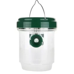 New KYY Getingfälla Solar LED Flugfälla Insektsfångare Återanvändbar Insektsfälla Grön Skadedjursfällor