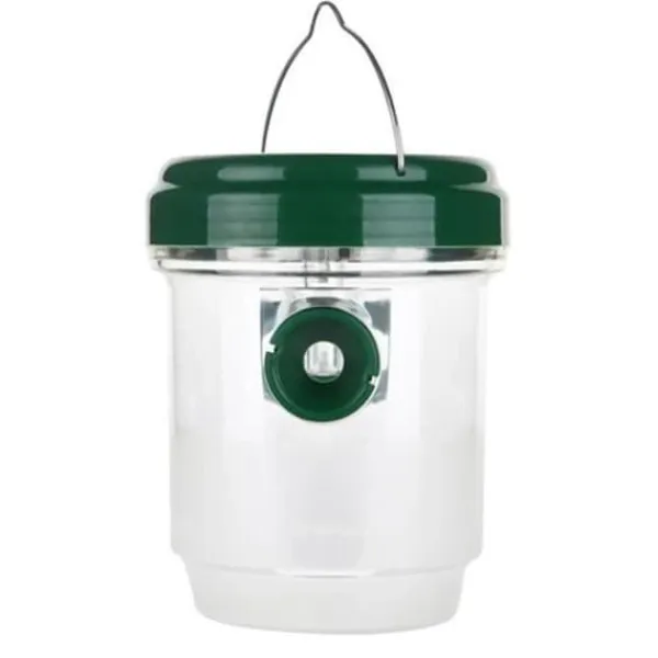 New KYY Getingfälla Solar LED Flugfälla Insektsfångare Återanvändbar Insektsfälla Grön Skadedjursfällor