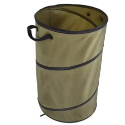 113L hopfällbar papperskorg 30 gallon återvinning stor lövsoppåse med handtag för trädgårdscamping