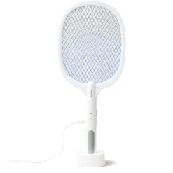 Laddad 2 i 1 Anti-insekt racket med UV-ljus Elecfly InnovaGoods LASER SKADDJUR FÖR TRÄDGÅRDEN Flugsmällor