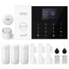 Larm System, Smart Hem Integration, App Kontroll,EU-plugg, 4G WiFi Kit D