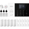 Discount Larm System, Smart Hem Integration, App Kontroll,EU-plugg, 4G WiFi Kit F Hemlarmsystem