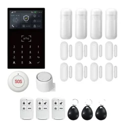 Larmssystem, trådlös anslutning, smart hem-integration,4G WiFi Kit E, EU-kontakt