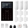 Larmssystem, trådlös anslutning, smart hem-integration,4G WiFi Kit D, EU Kontakt