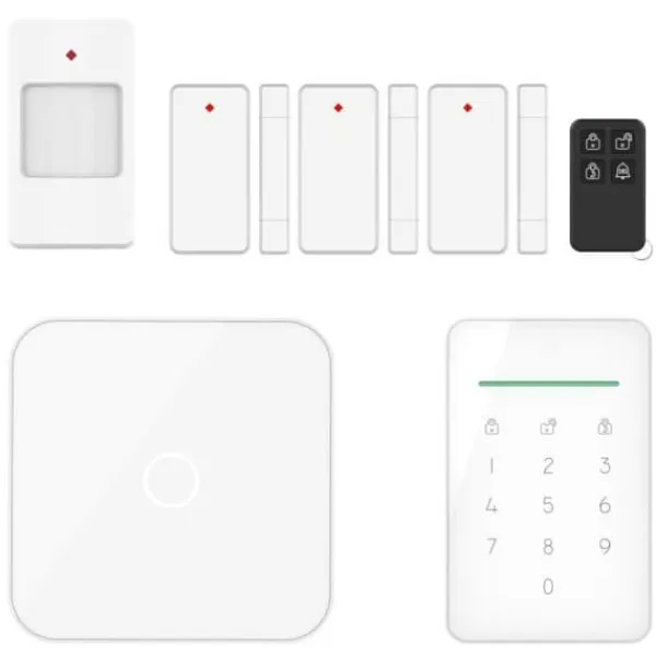 Discount Larmsystem - ELRO - AS90S Home+ - Trådlös - Wifi - GSM Hemlarmsystem