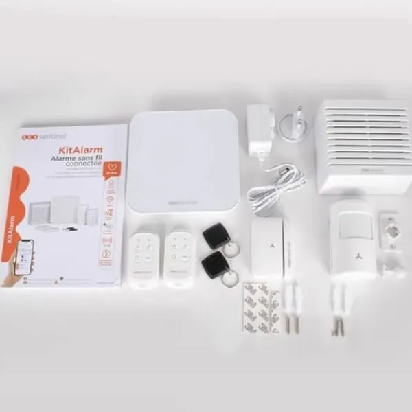 Hot Larmsystem SCS SENTINEL KitAlarm Wi-Fi 4G 8 Delar Hemlarmsystem