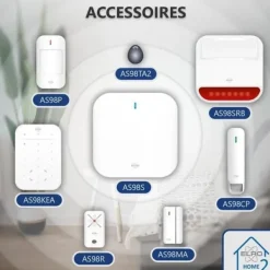 Hot Larmystem - ELRO - AS98S Home2 - Trådlös - Wi-Fi - GSM-funktion Hemlarmsystem