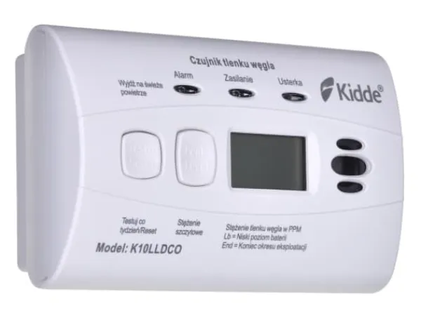 LCD-kolmonoxid- och kolmonoxiddetektor K10LLDCO Kidde