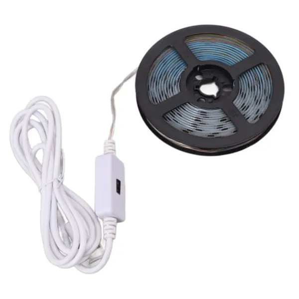 LED Grow Light Strip Full Spectrum Dimbar 3 meter för inomhusväxter Vattentät