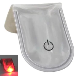 Hot LED Ljus Magnetiskt Clips Säkerhet Löpning Natt Camping Aktiviteter - Grå Säkerhetslampor