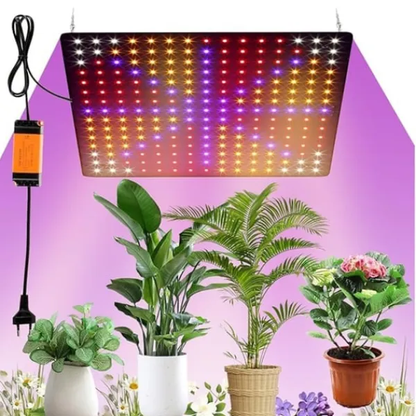 LED växtbelysning Odlingsljus 225 LED-pärlor rött/blått/vitt ljus Kit För Växt- & Örtplantering