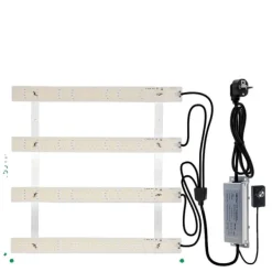 New LED Växtlampa, Dimbar Fullspektrum, Hög LED-Mängd,100W Krukväxter Inomhus