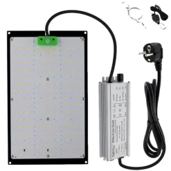 Discount LED Växtlampa, Full Spektrum, Dimbara Ljusstyrka,120W Kit För Växt- & Örtplantering