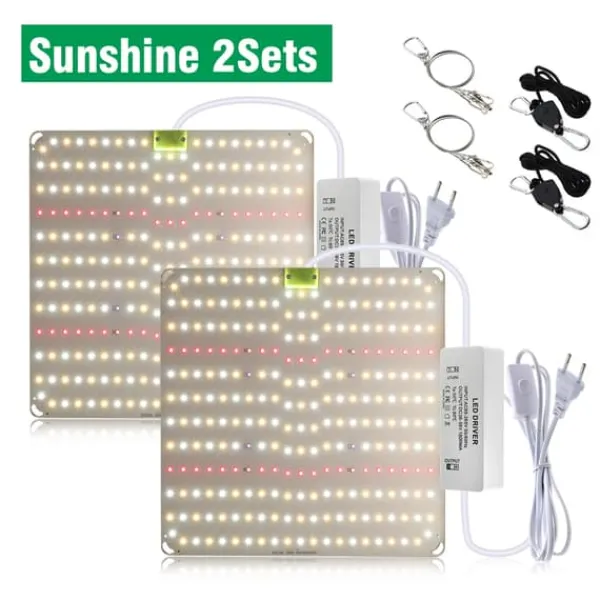 Clearance LED Växtlampa, Full Spektrum, Veg/Bloom Växla,QB580SL-2 Kit För Växt- & Örtplantering
