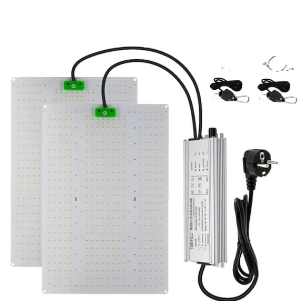 New LED Växtlampa, 120W eller 240W alternativ, dimbar, fullspektrum,240W Kit För Växt- & Örtplantering