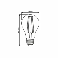 Online LED-lampa för växtodling VIDEX-E27-A60-8W-FITO Kit För Växt- & Örtplantering